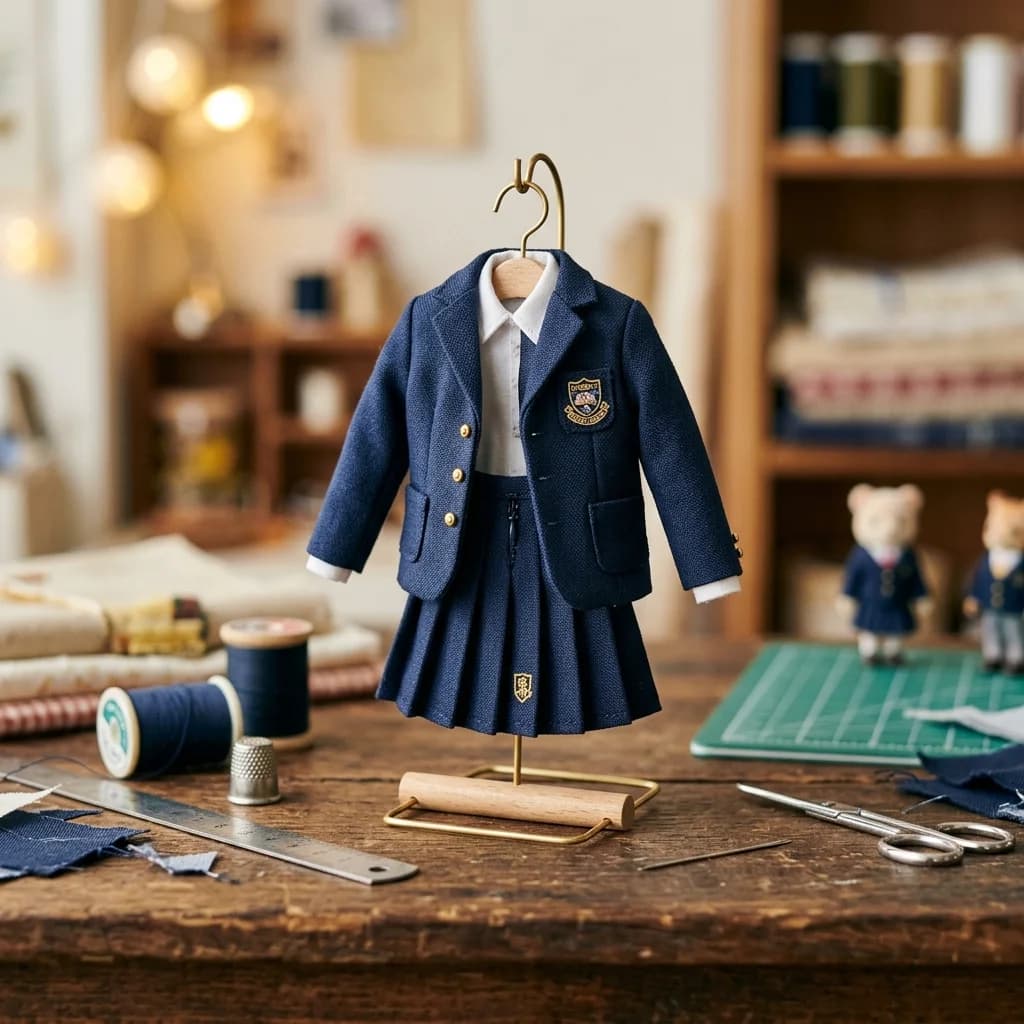 【手作り】思い出の園服をミニサイズに!ミニチュア制服加工サービス
