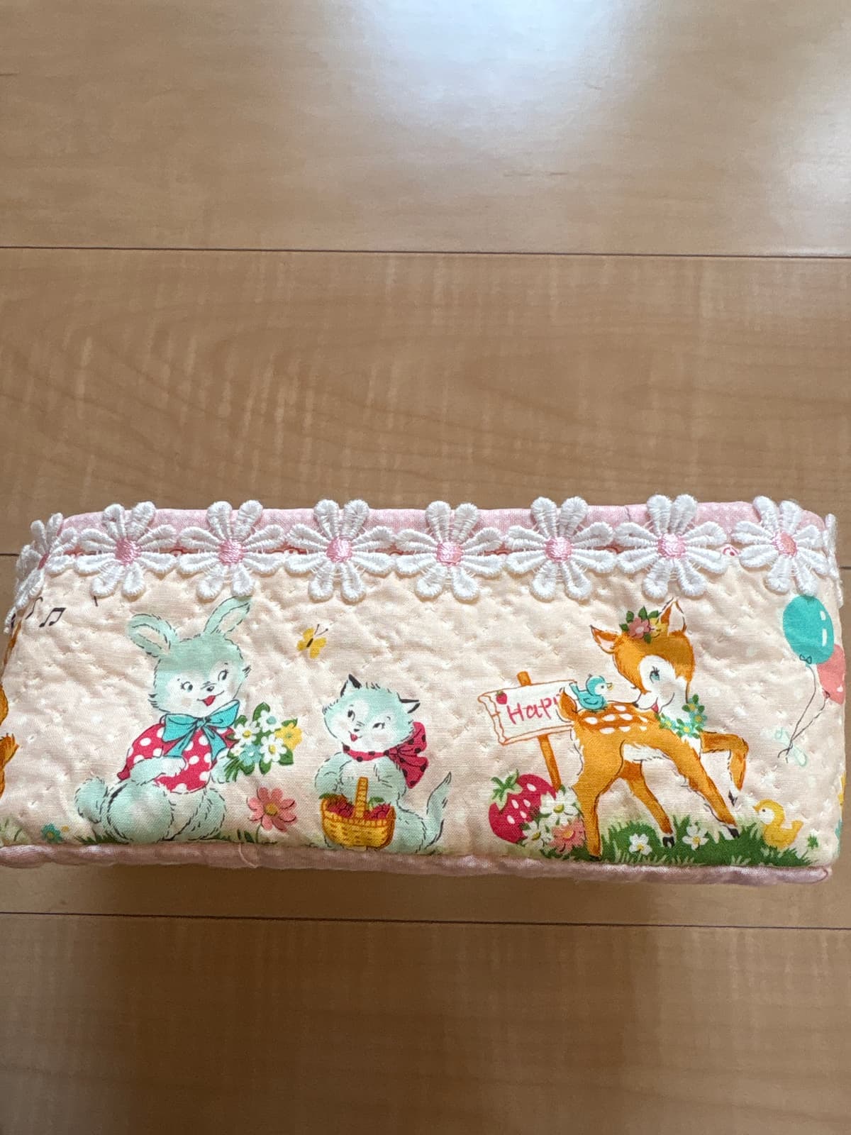 ハンドメイド パッチワーク布収納ボックス